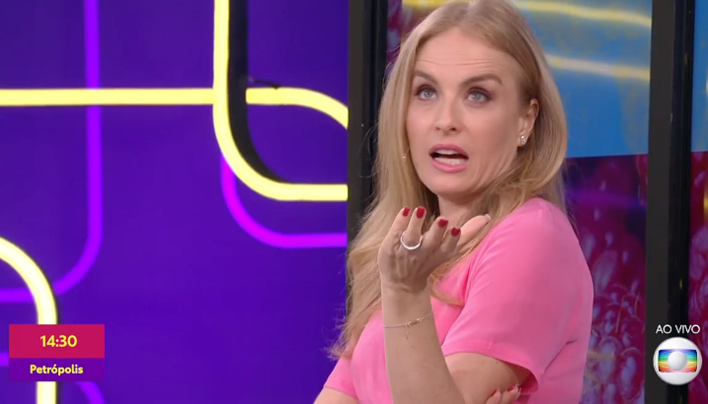 Angélica foi muito inspiradora ao falar sobre seu envelhecimento