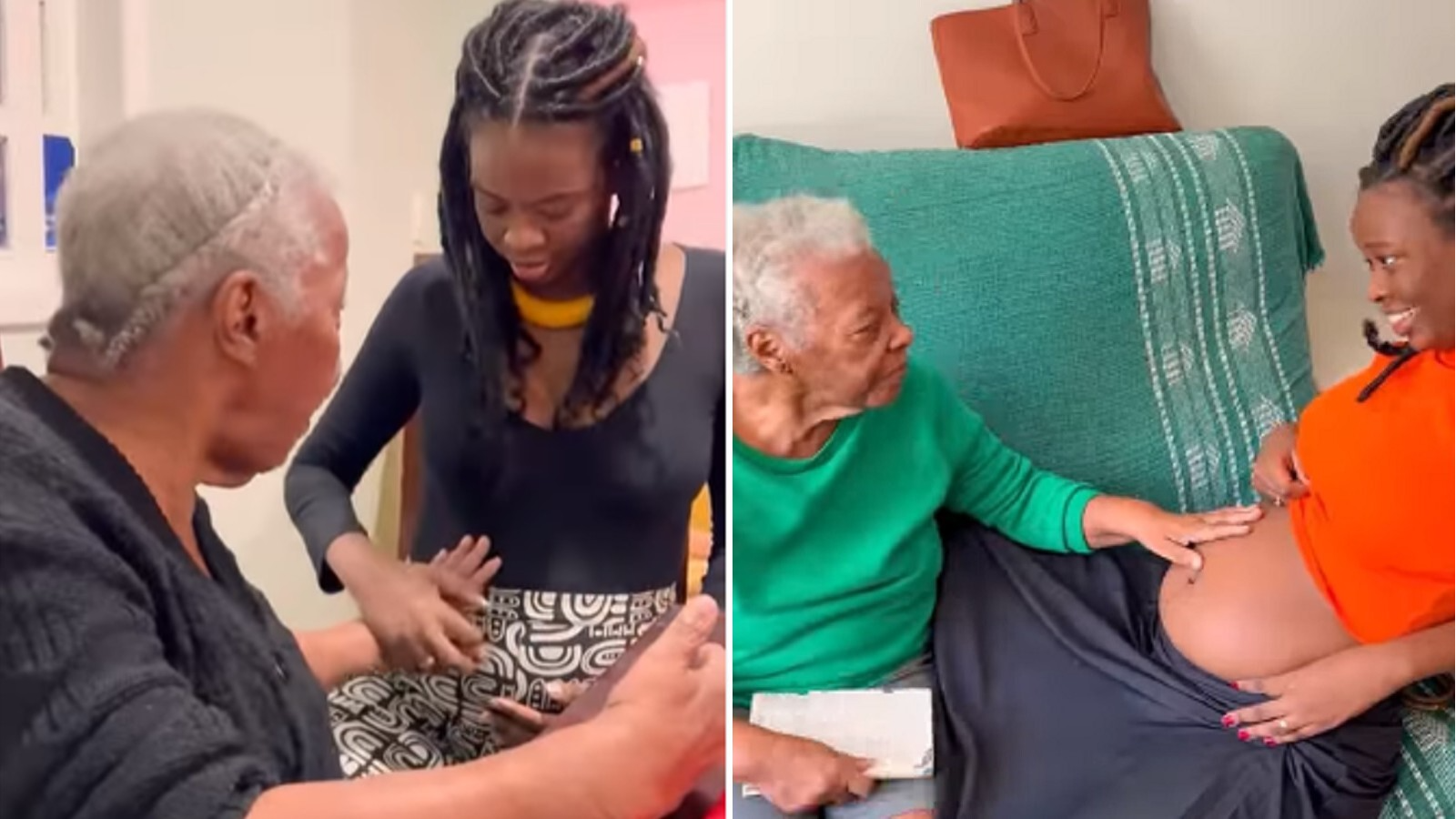 Atriz emociona ao anunciar gravidez à avó com Alzheimer: “Nosso amor viverá para sempre”