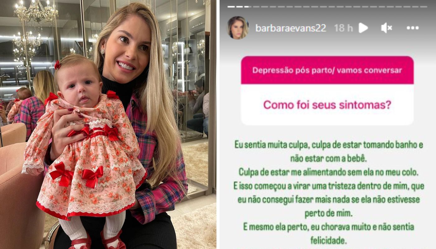 Bárbara Evans sobre depressão pós-parto: “Me sentia culpada por ter tudo que sempre sonhei”