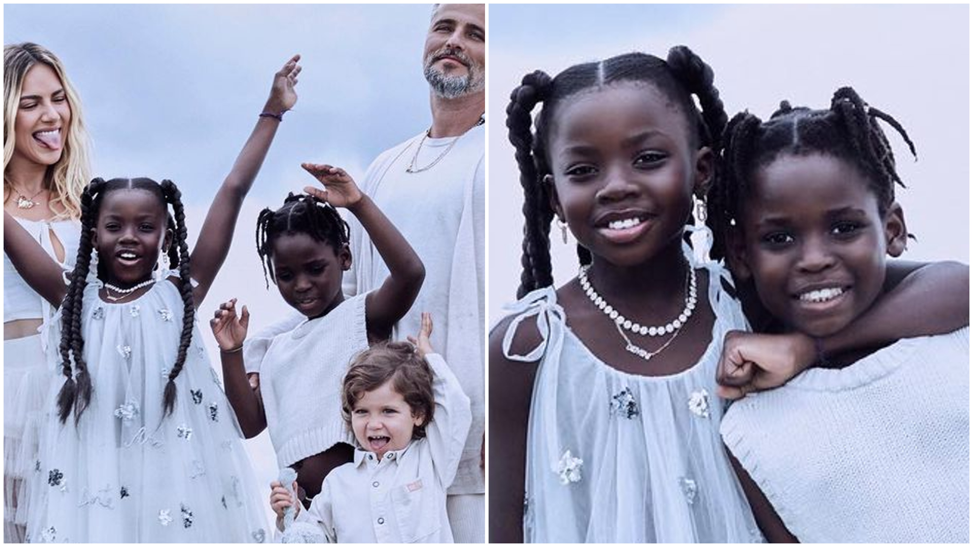 Titi e Bless roubam a cena com looks “crescidinhos” para o Réveillon: “Pinta de modelo”