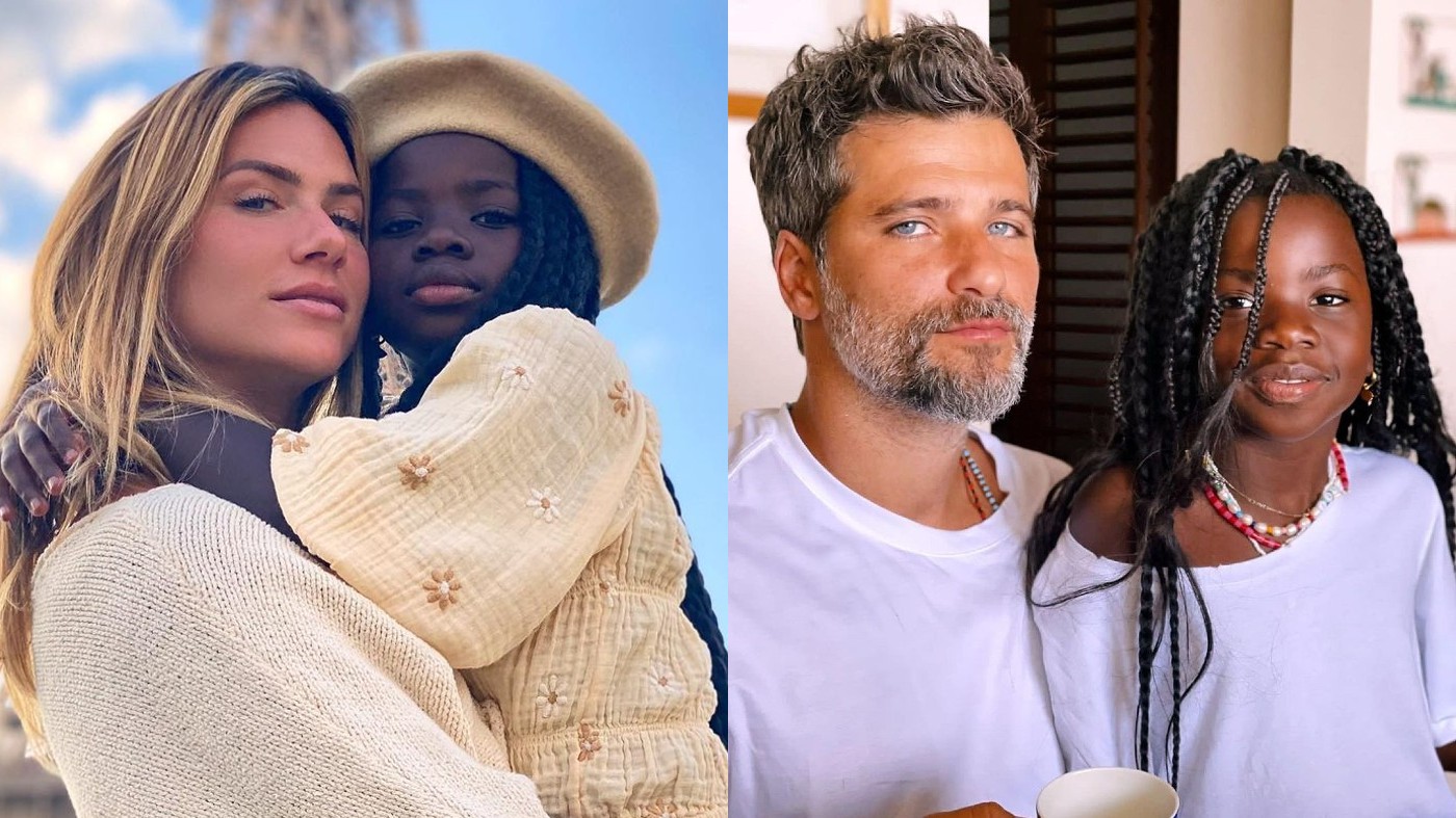 Bruno prova que Titi também puxou o pai apesar de ser miniatura de Giovanna