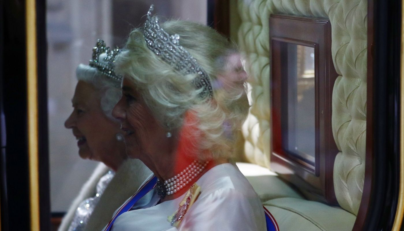 Rainha Elizabeth e Camilla