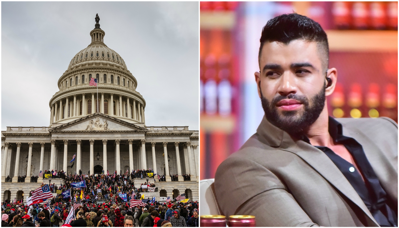 Invasão ao Capitólio, nos EUA, vira meme com casa de Gusttavo Lima e até ele entrou na zoeira