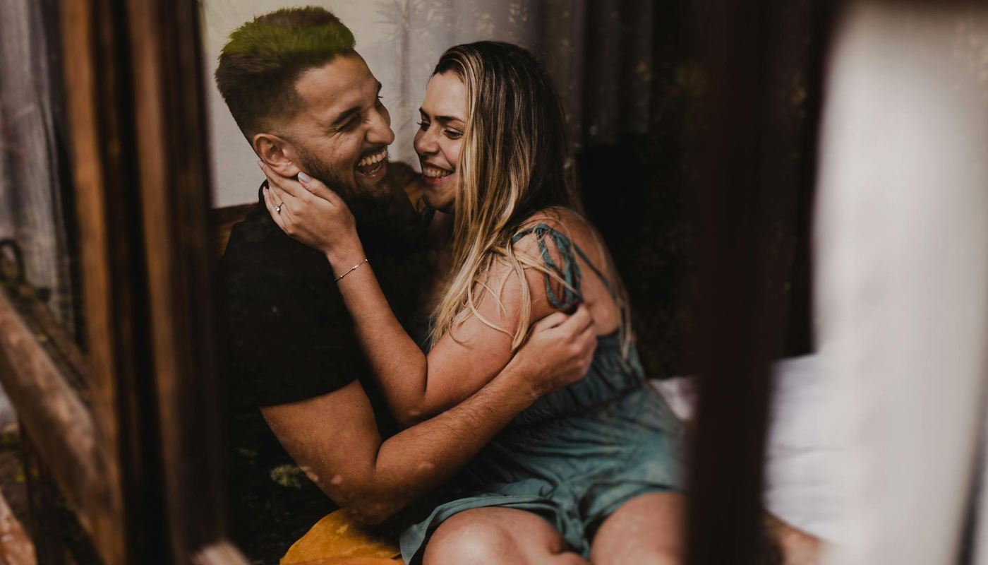 Casal na intimidade