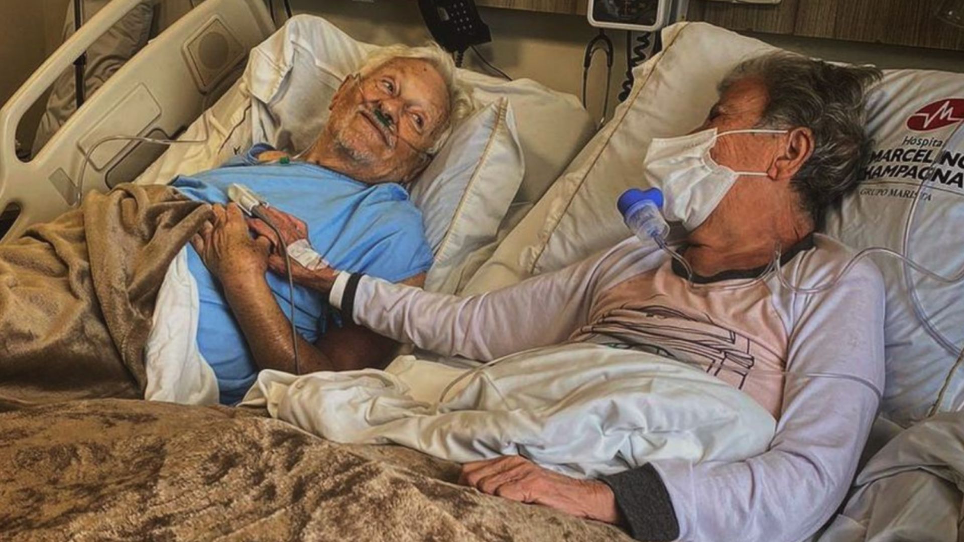 Casal de idosos vence a covid após internação conjunta: “Nunca tinham ficado separados”