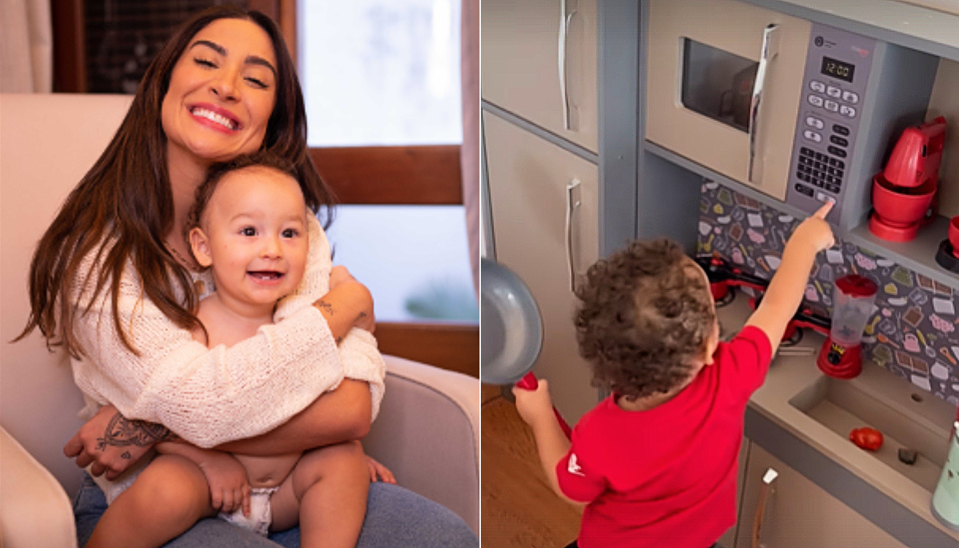 Mini cozinha do filho de Boca Rosa deixou muito adulto com inveja: “Mais equipada que a minha”