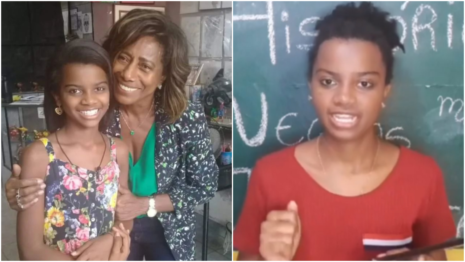 “Ela é a minha representatividade”: fã mirim que ficou famosa teve planos mudados por Glória Maria