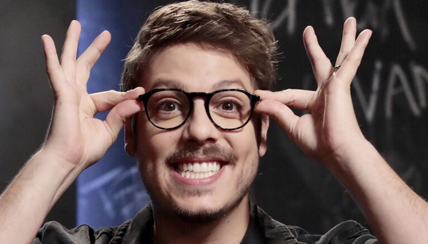 Fábio Porchat relembra climão com Ronnie Von no início da carreira e ri de si mesmo