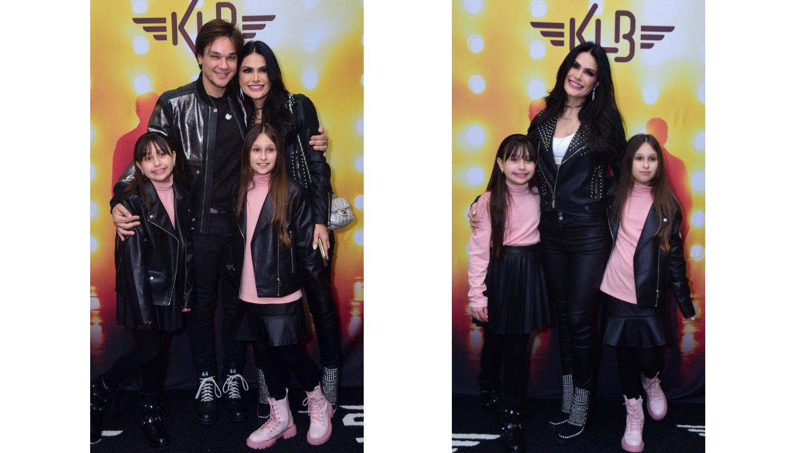 Bruno, Natalia, Maya e Kiara.