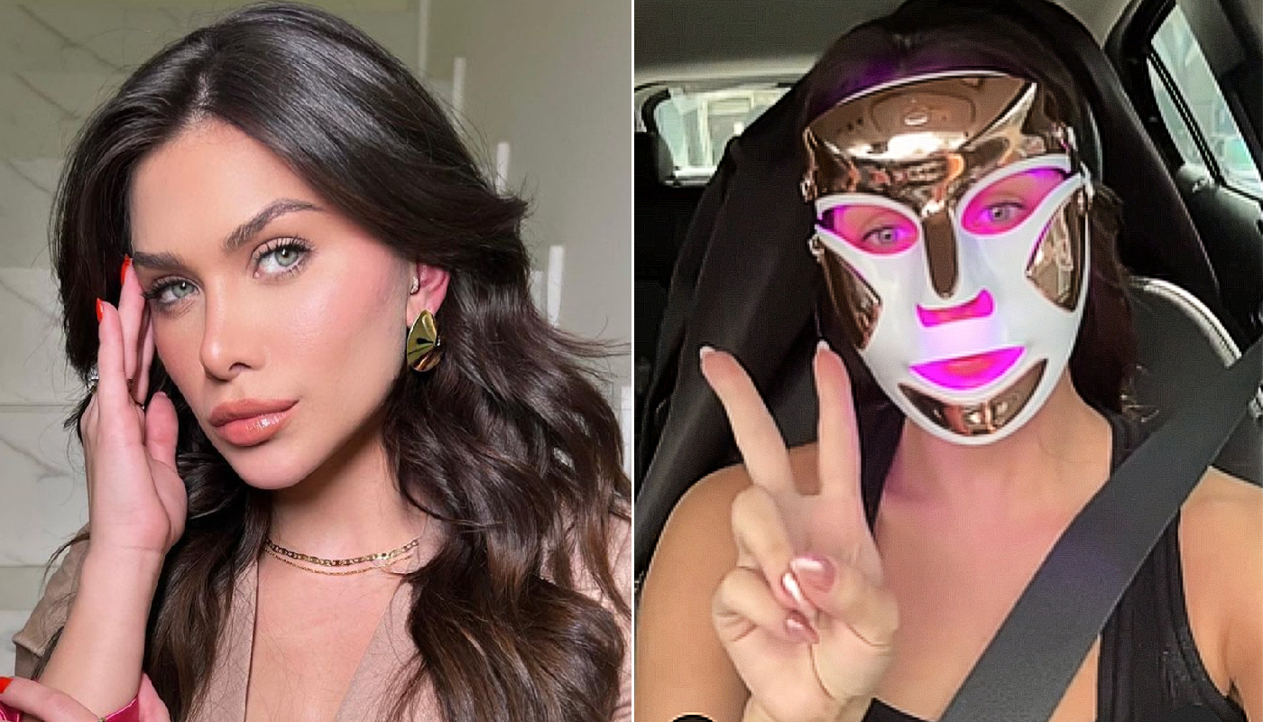 Para que serve a máscara de beleza que Flavia Pavanelli surgiu usando? Equipamento tem luz LED
