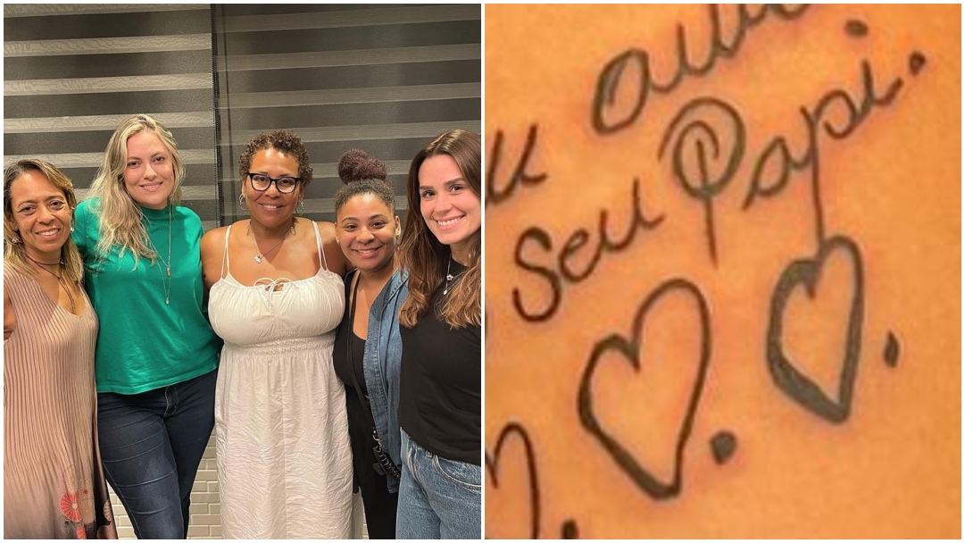 Filhas de Pelé fazem tatuagens em homenagem ao pai: caligrafia do Rei e mais detalhes