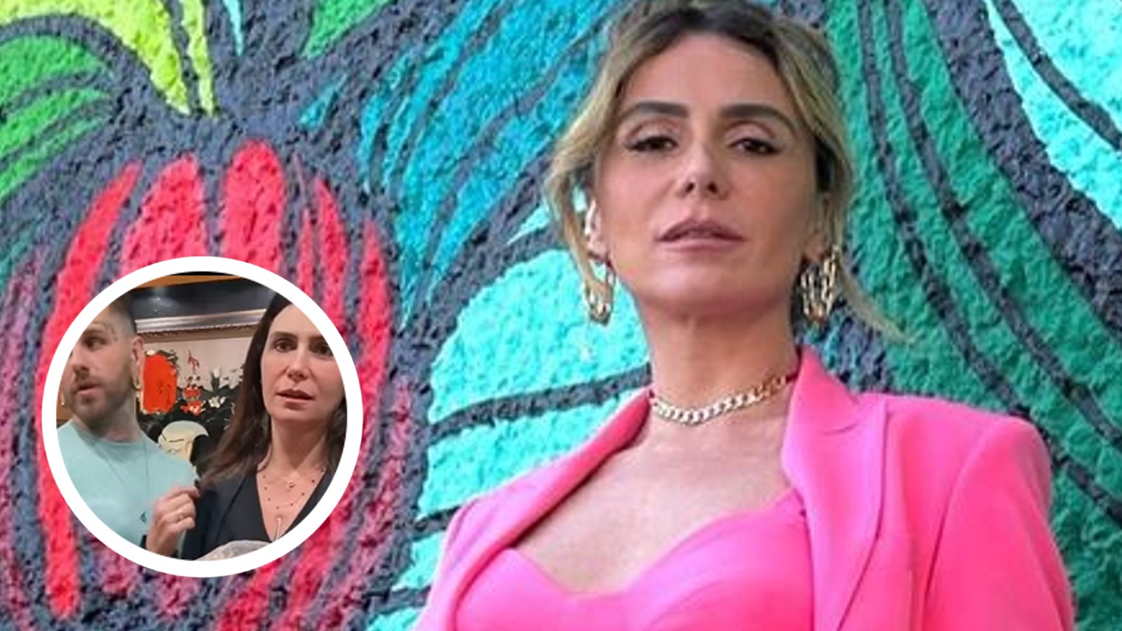 Giovanna Antonelli mostra detalhes de novo piercing: joia foi colocada entre os seios