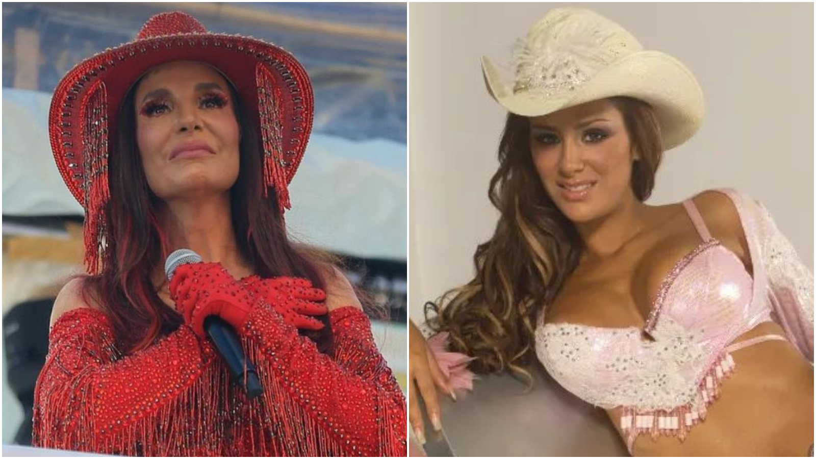 Ivete é comparada a diva de “Rebelde” por look com chapéu e franjas: “Fantasiada de Alma Rey”