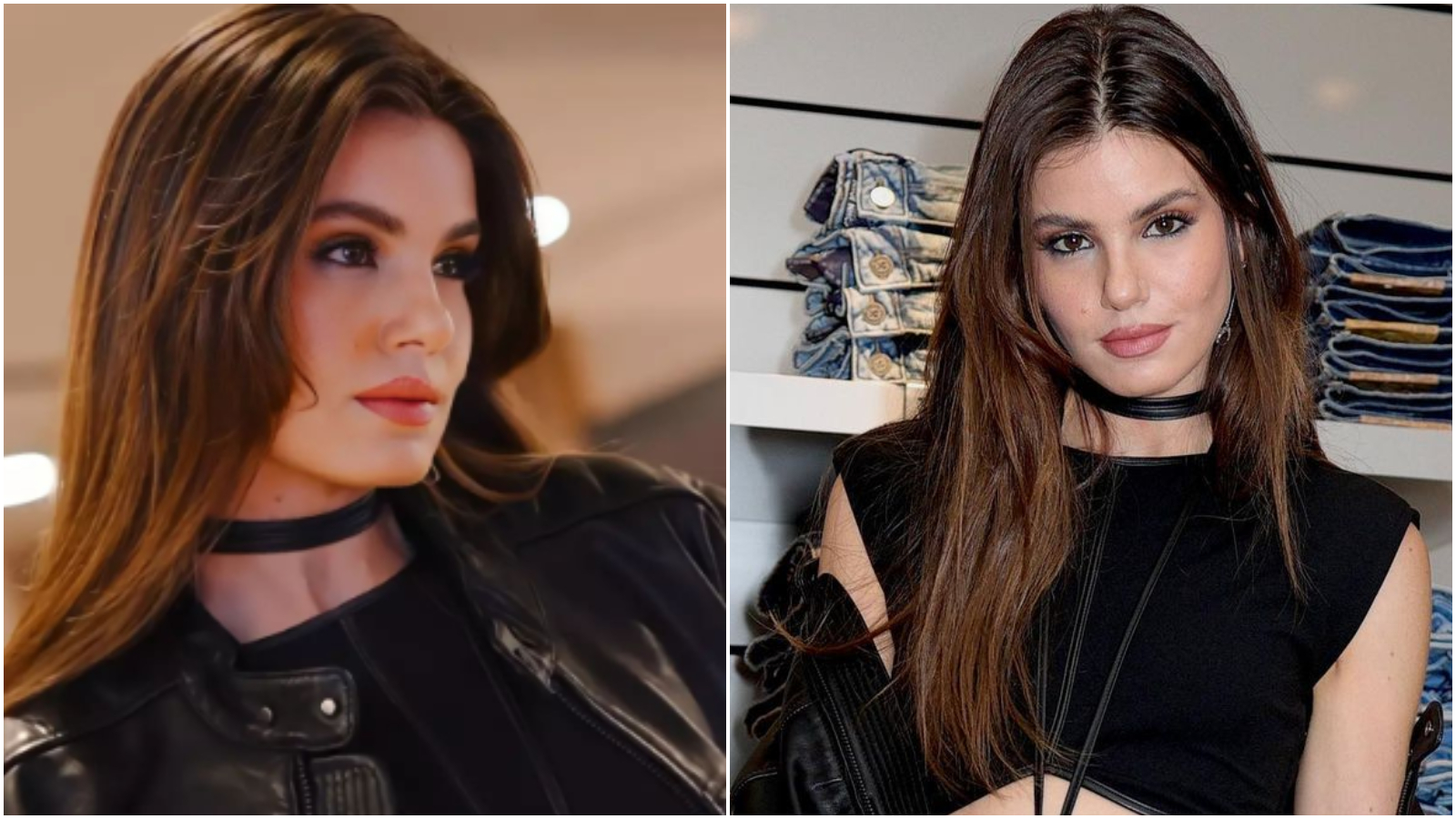 Top e calça viram “macacão” customizado em look cheio de amarrações de Camila Queiroz