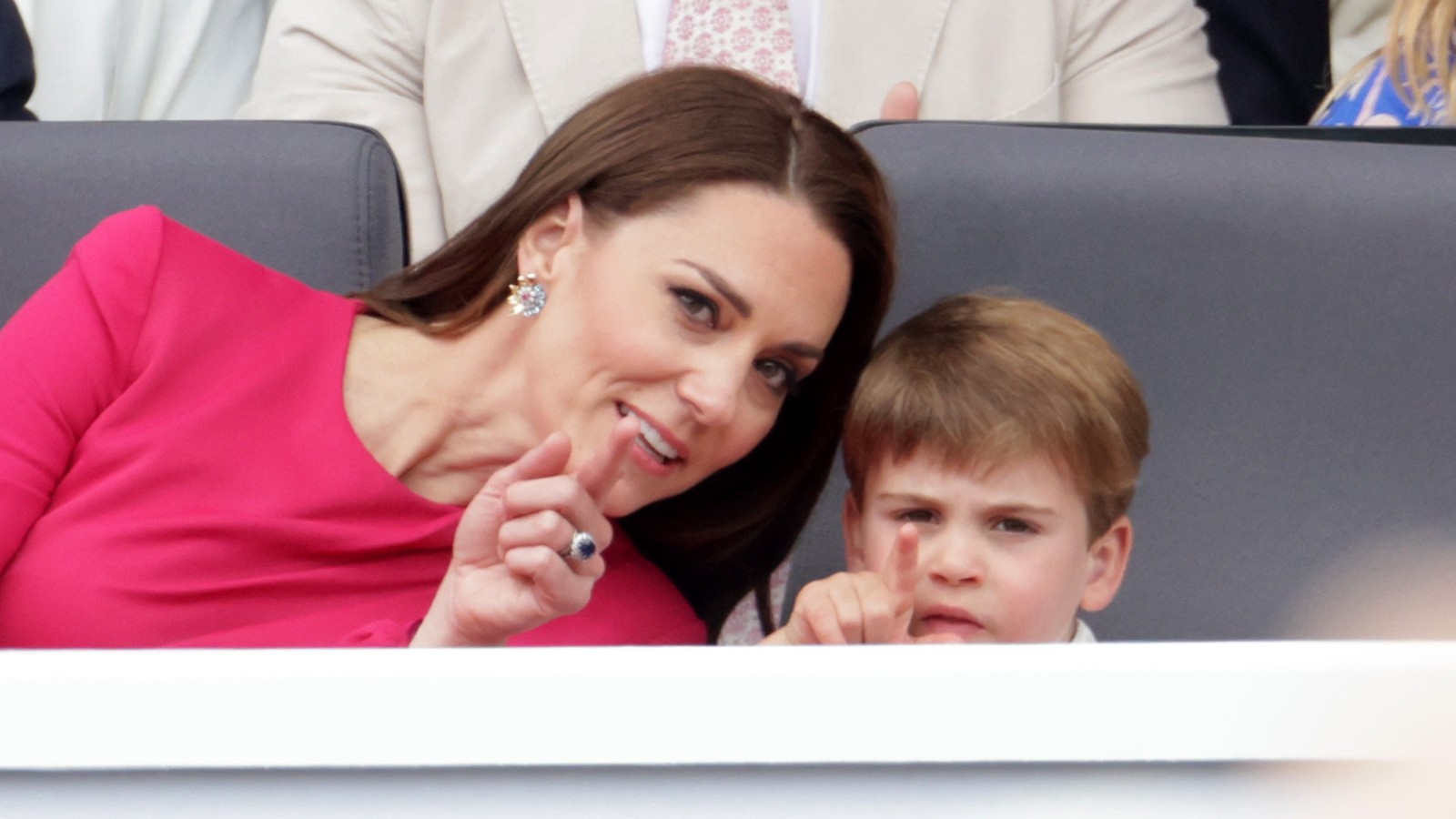 Louis e sua mãe, Kate Middleton.