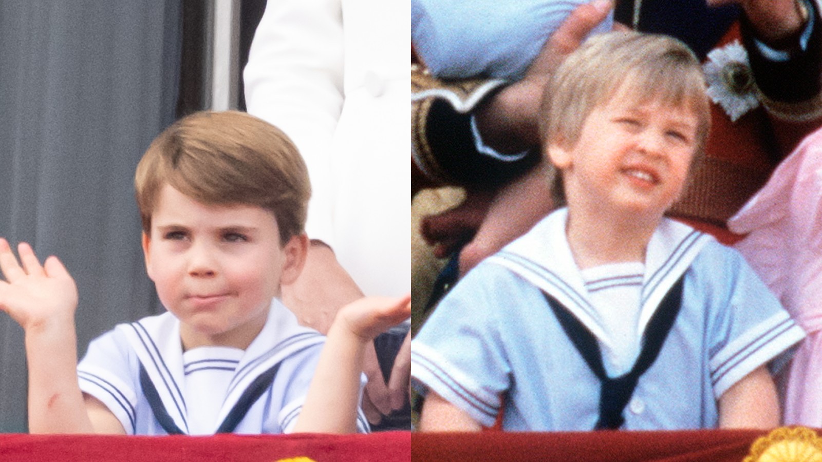 Fotos do passado bombam após web notar semelhança entre William e seu filho em evento