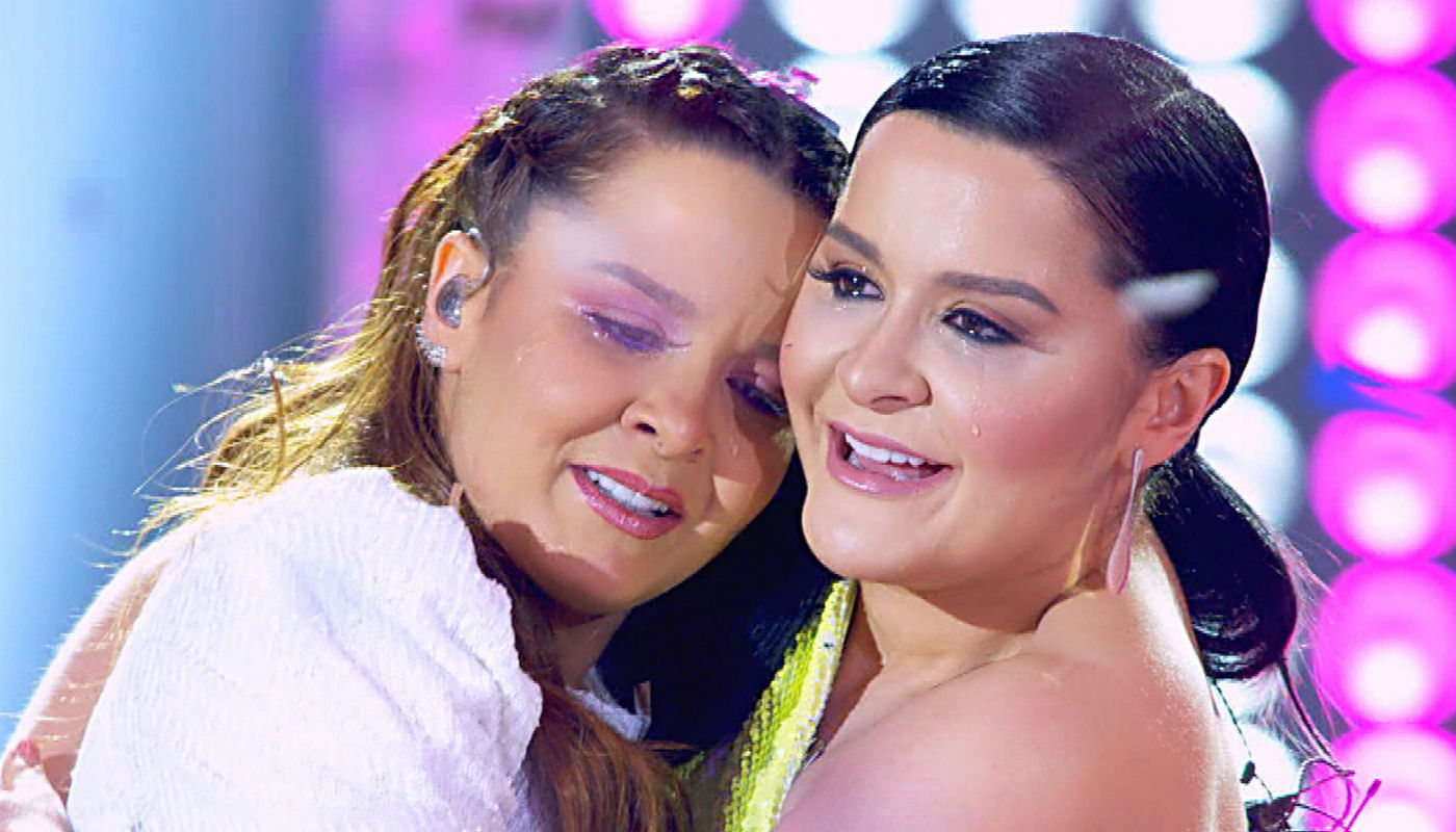 Vestido neon de Maraisa no “Só Toca Top” já foi usado por Ivete Sangalo e Flávia Pavanelli