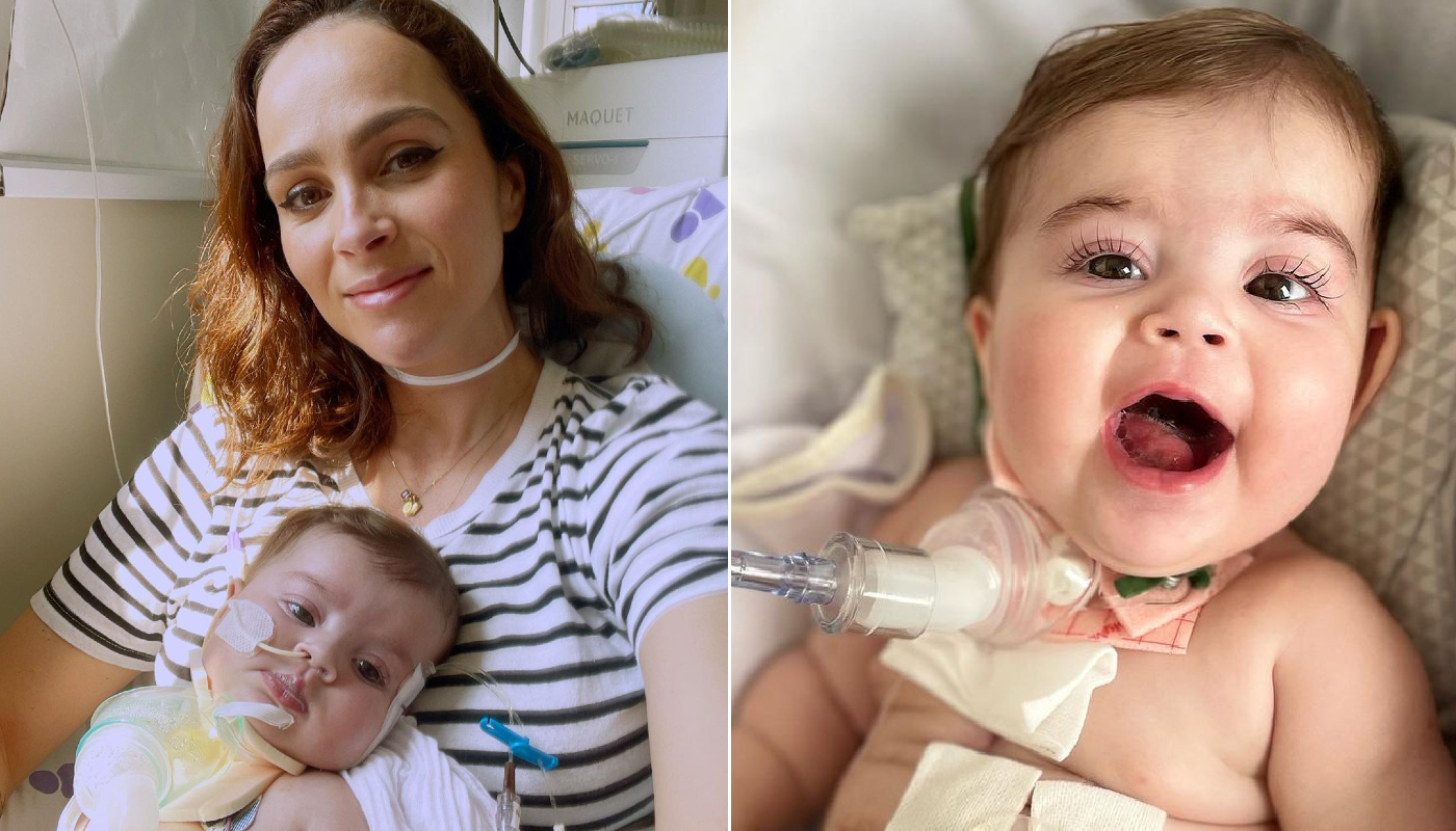 Leticia Cazarré mostra sorriso da filha e fãs exaltam força da bebê: “Linda e potente”