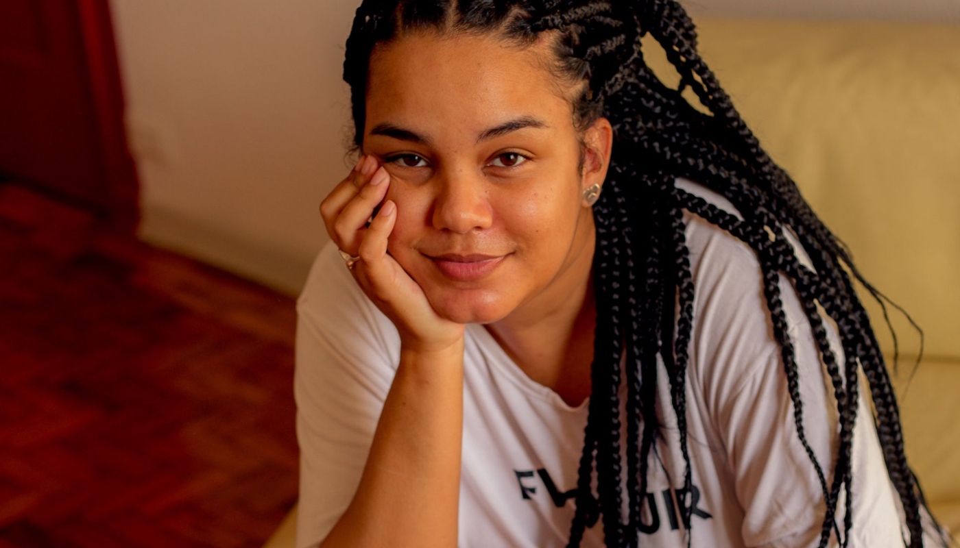 Escritora Morena Mariah, filha da atriz Solange Couto