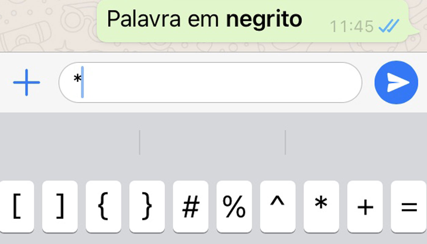 3 teclas para apertar no celular e deixar texto estilizado no WhatsApp